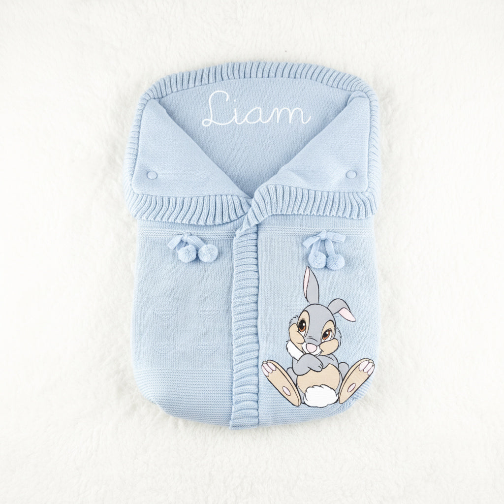 Saco Lana Celeste
