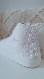 Zapatillas Comunión Perlas