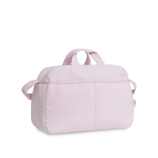 Bolso Nido Abeja Rosa