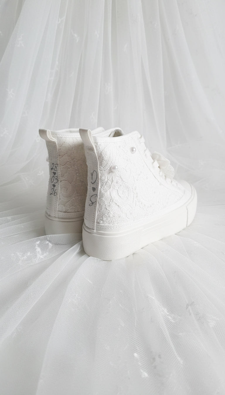 Zapatillas Lace Novia