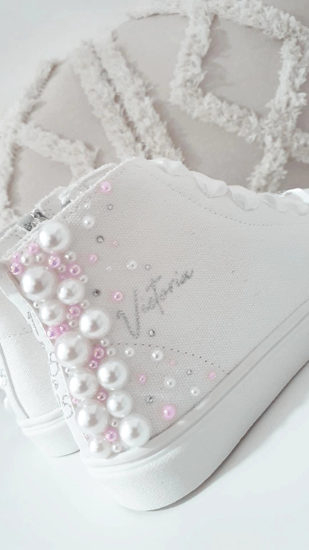 Zapatillas Comunión Perlas