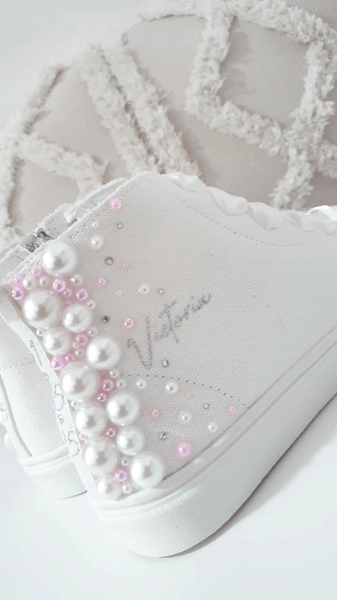 Zapatillas Comunión Perlas